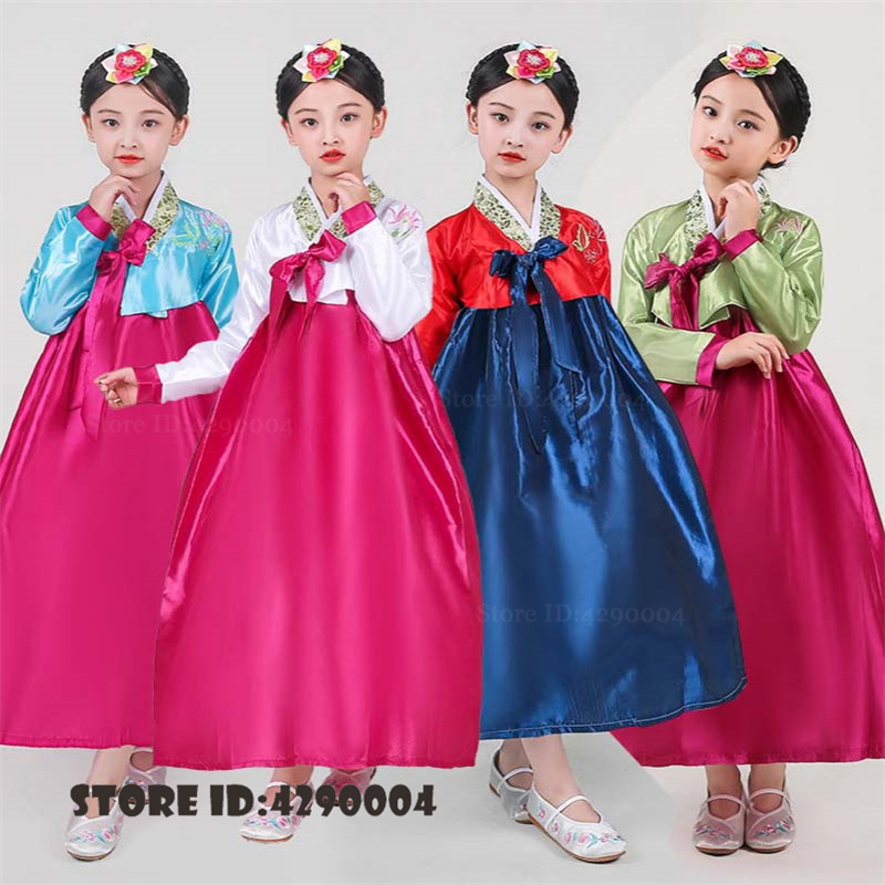 Korean Culture Lifestyle - Geleneksel Çocuk Hanbok Elbisesi, Kore Kostümü,